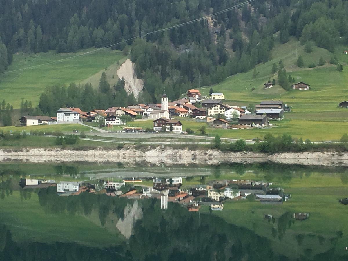 Hotel Seeblick Sufers Exterior foto